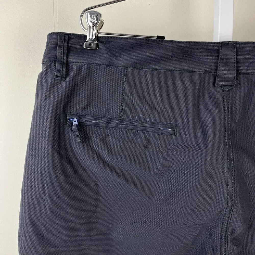 Carbon 2 Cobalt Shorts Mens Size 38 Black Gray Nylon Spandex Outdoors Hiking